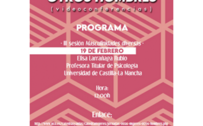 Videoconferencia «Masculinidades diversas» con Elisa Larrañaga Rubio