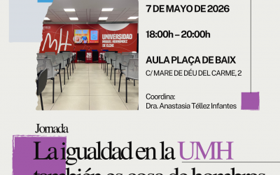 Jornada La igualdad en la UMH también es cosa de hombres